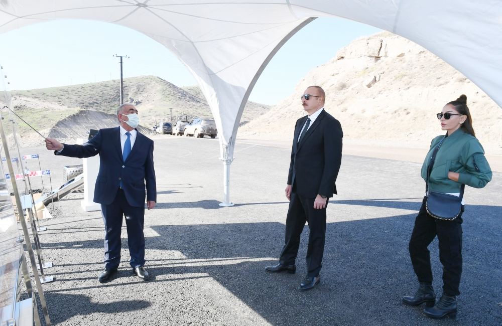 President Ilham Aliyev and First Lady Mehriban Aliyeva visit Gubadli district (PHOTO/VIDEO)