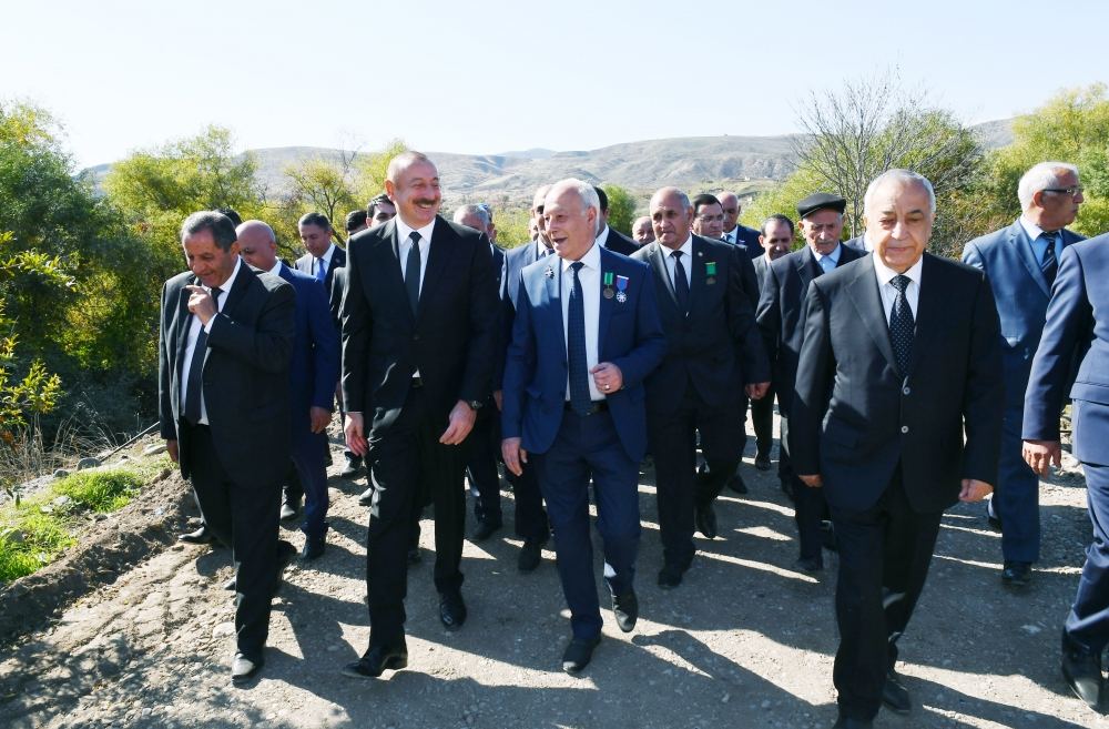 President Ilham Aliyev and First Lady Mehriban Aliyeva visit Gubadli district (PHOTO/VIDEO)