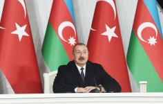 Президенты Азербайджана и Турции выступили с заявлениями для прессы в Зангилане (ФОТО/ВИДЕО)