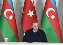 Президенты Азербайджана и Турции выступили с заявлениями для прессы в Зангилане (ФОТО/ВИДЕО)