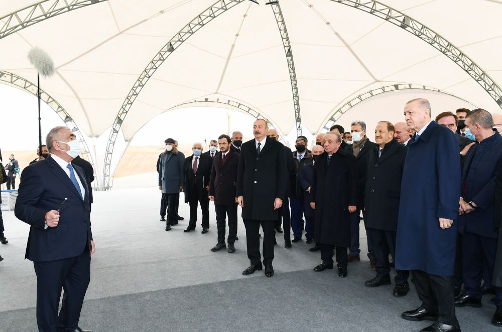 Президенты Азербайджана и Турции заложили фундамент Зангезурского коридора (ФОТО/ВИДЕО)