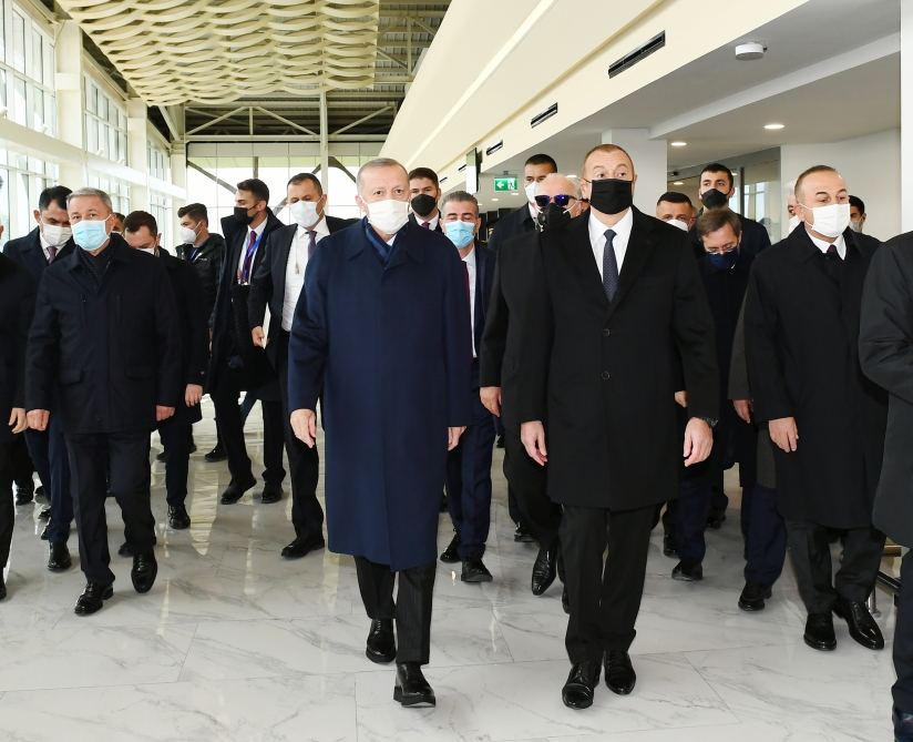 Президент Ильхам Алиев и Президент Реджеп Тайип Эрдоган приняли участие в церемонии открытия Физулинского международного аэропорта (ФОТО/ВИДЕО)