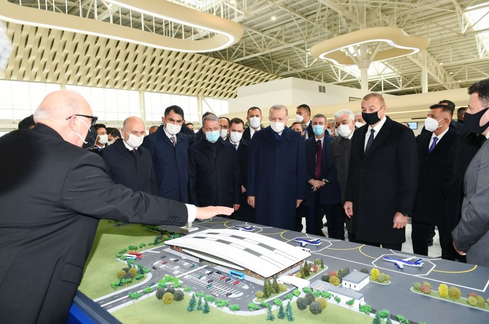 Президент Ильхам Алиев и Президент Реджеп Тайип Эрдоган приняли участие в церемонии открытия Физулинского международного аэропорта (ФОТО/ВИДЕО)