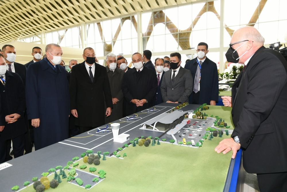 Президент Ильхам Алиев и Президент Реджеп Тайип Эрдоган приняли участие в церемонии открытия Физулинского международного аэропорта (ФОТО/ВИДЕО)