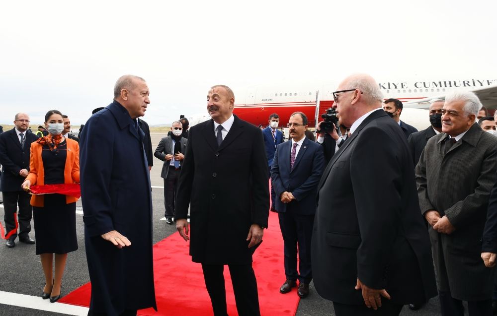 Президент Ильхам Алиев и Президент Реджеп Тайип Эрдоган приняли участие в церемонии открытия Физулинского международного аэропорта (ФОТО/ВИДЕО)