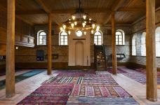 President Ilham Aliyev, First Lady Mehriban Aliyeva view reconstruction work carried out at Badoyun Mosque (FOTO)