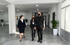 President Ilham Aliyev, First Lady Mehriban Aliyeva attend opening of new building of Jarhan village secondary school (PHOTO/VIDEO)