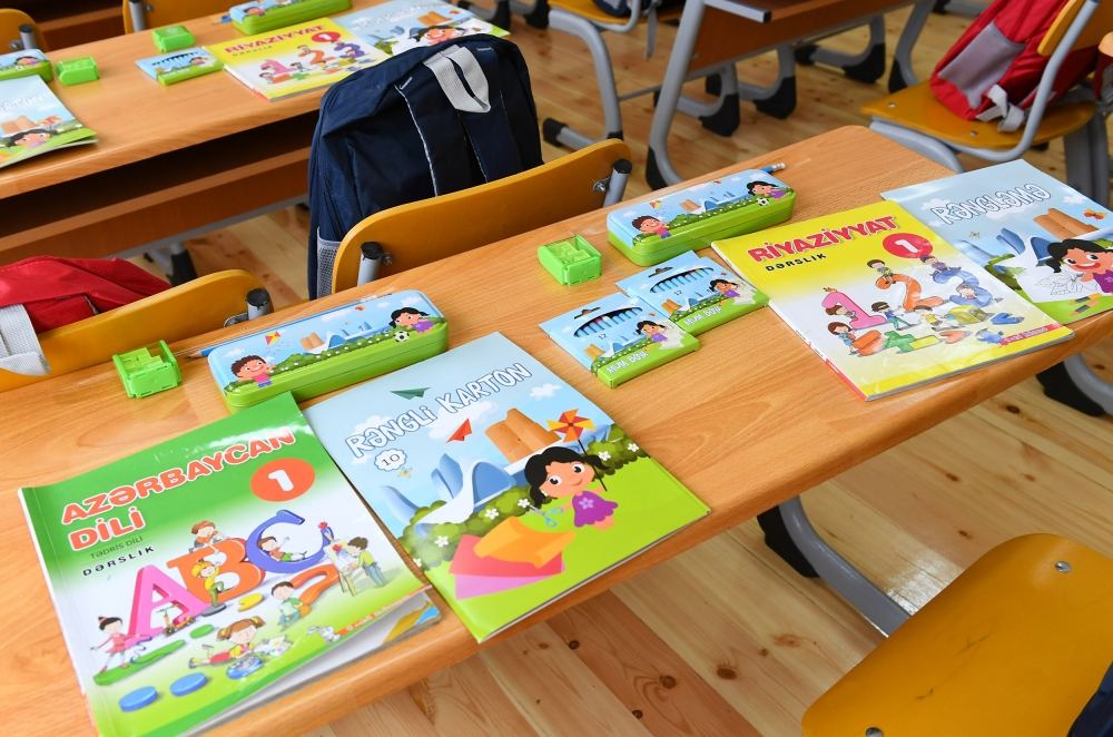 President Ilham Aliyev, First Lady Mehriban Aliyeva attend opening of new building of Jarhan village secondary school (PHOTO/VIDEO)