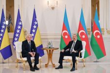 Президент Ильхам Алиев встретился с членом Президиума Боснии и Герцеговины Шефиком Джаферовичем (ФОТО/ВИДЕО)