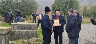 Представители Албано-удинской христианской религиозной общины посетили село Чинарлы Ходжавендского района (ФОТО)