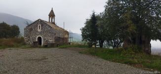 Представители Албано-удинской христианской религиозной общины посетили село Чинарлы Ходжавендского района (ФОТО)