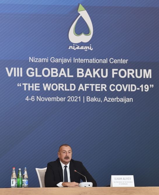 Президент Ильхам Алиев выступил с речью на открытии VIII Глобального Бакинского форума "Мир после COVID-19" (ФОТО/ВИДЕО)