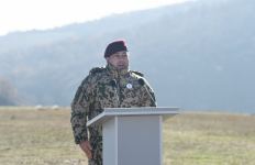 Президент Азербайджана, Верховный главнокомандующий Вооруженными силами Ильхам Алиев выступил перед военнослужащими в Шуше (ФОТО/ВИДЕО)