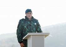 Президент Азербайджана, Верховный главнокомандующий Вооруженными силами Ильхам Алиев выступил перед военнослужащими в Шуше (ФОТО/ВИДЕО)