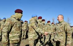 Президент Азербайджана, Верховный главнокомандующий Вооруженными силами Ильхам Алиев выступил перед военнослужащими в Шуше (ФОТО/ВИДЕО)