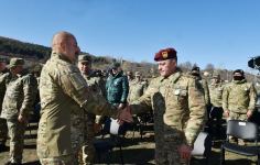 Президент Азербайджана, Верховный главнокомандующий Вооруженными силами Ильхам Алиев выступил перед военнослужащими в Шуше (ФОТО/ВИДЕО)