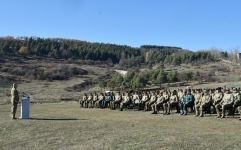 Президент Азербайджана, Верховный главнокомандующий Вооруженными силами Ильхам Алиев выступил перед военнослужащими в Шуше (ФОТО/ВИДЕО)