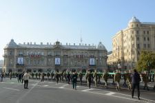 В Баку состоялись шествие и флешмоб, посвященные Дню Победы (ФОТО/ВИДЕО)