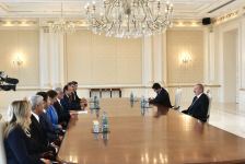 President Ilham Aliyev receives delegation led by head of the Turkish-Azerbaijani Interparliamentary Friendship Group (PHOTO/VIDEO)