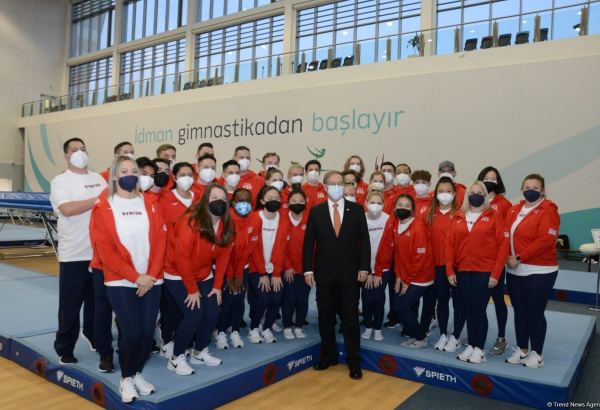 US ambassador to Azerbaijan visits National Gymnastics Arena in Baku (PHOTO)