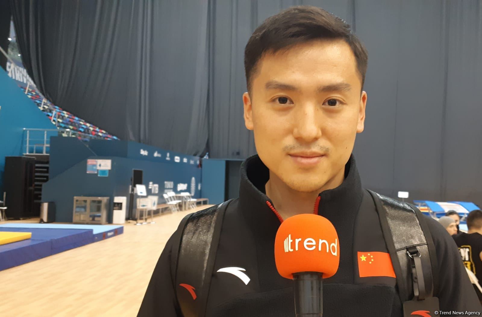 I feel at home in Baku - Olympic champion in trampoline jumping