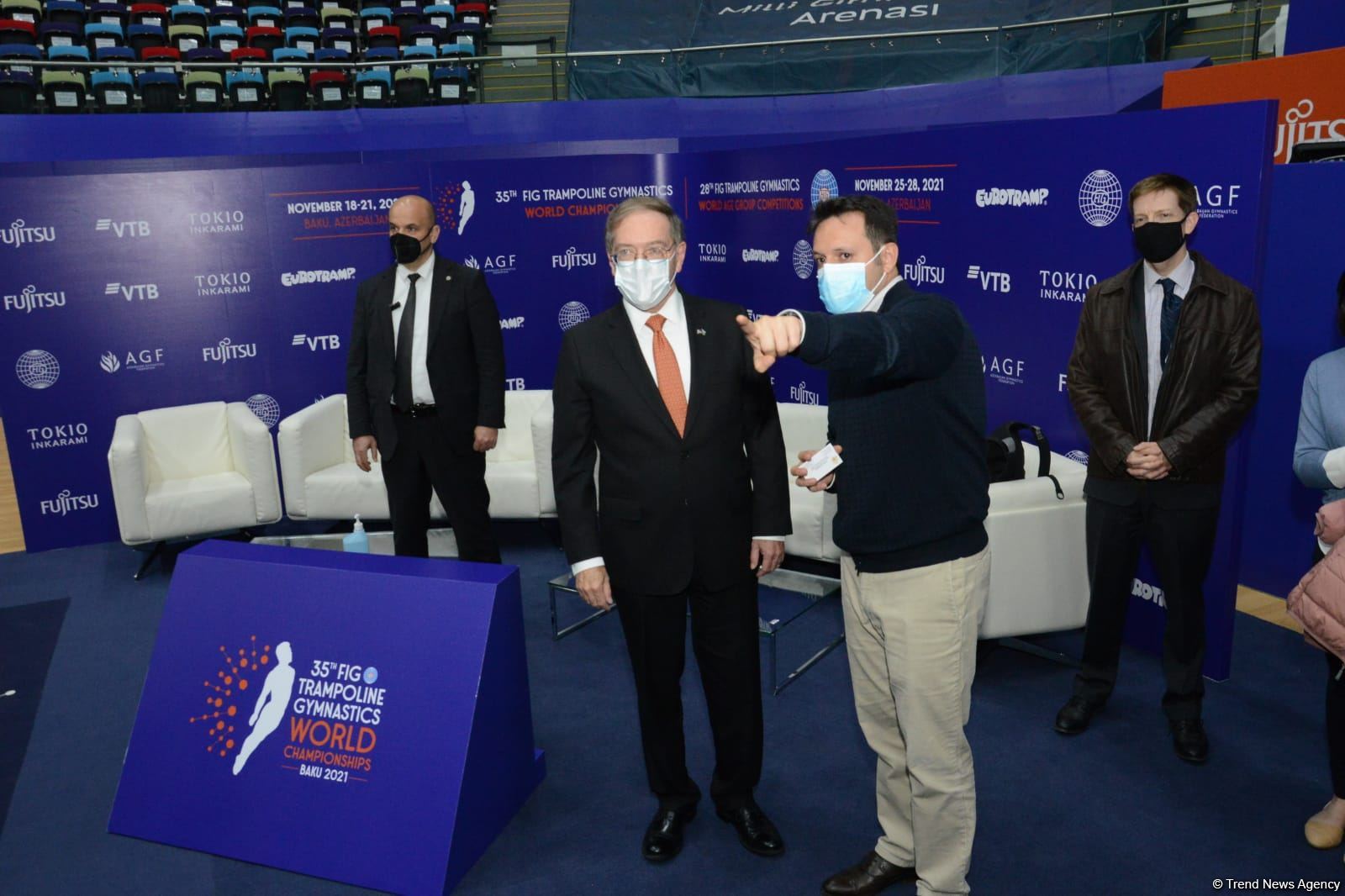US ambassador to Azerbaijan visits National Gymnastics Arena in Baku (PHOTO)