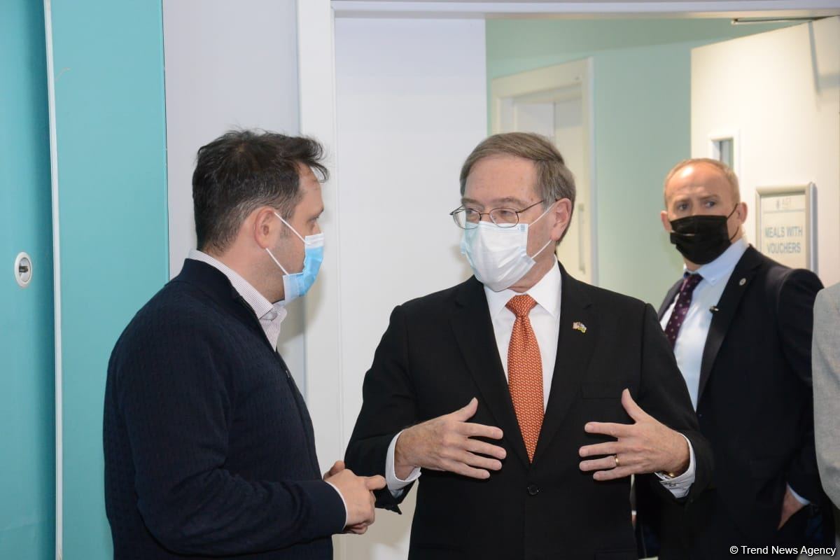 US ambassador to Azerbaijan visits National Gymnastics Arena in Baku (PHOTO)