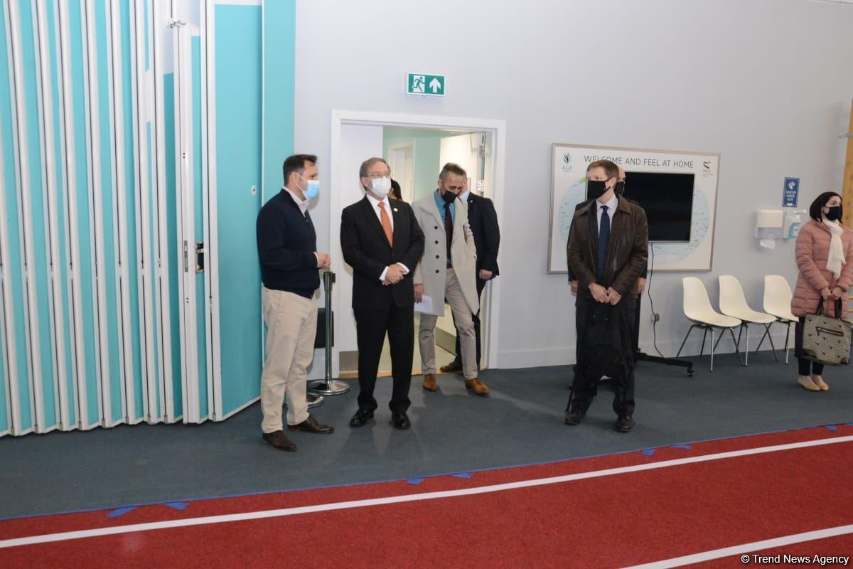 US ambassador to Azerbaijan visits National Gymnastics Arena in Baku (PHOTO)