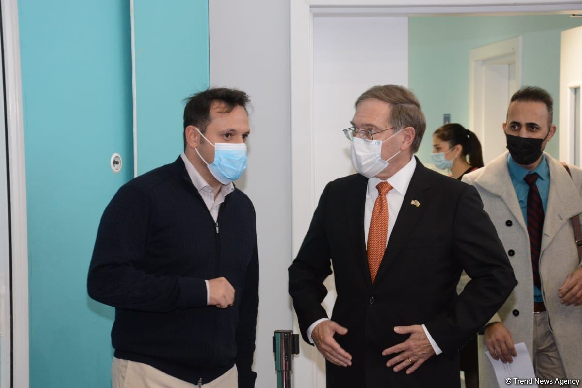 US ambassador to Azerbaijan visits National Gymnastics Arena in Baku (PHOTO)
