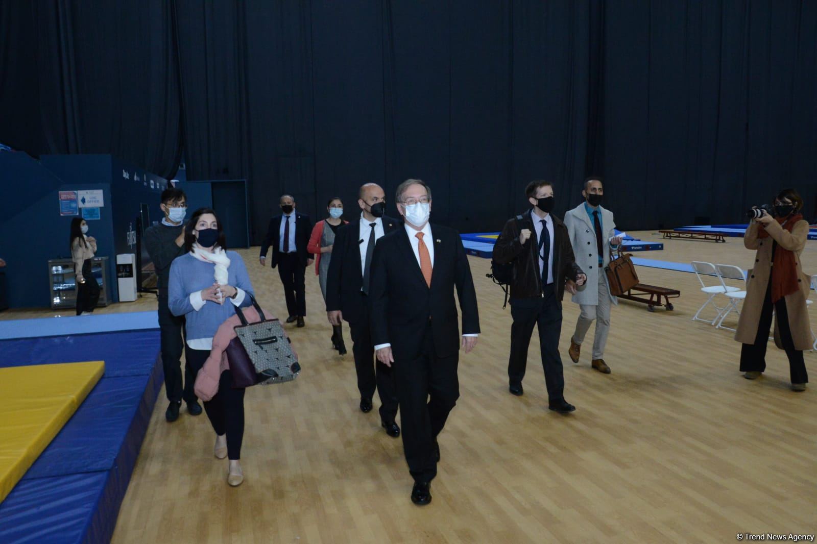 US ambassador to Azerbaijan visits National Gymnastics Arena in Baku (PHOTO)