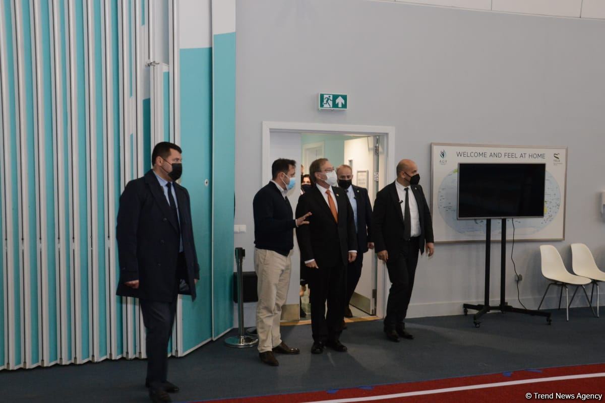 US ambassador to Azerbaijan visits National Gymnastics Arena in Baku (PHOTO)