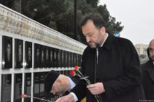 Представители IBF и MÜSİAD посетили Аллею шехидов в Баку (ФОТО)