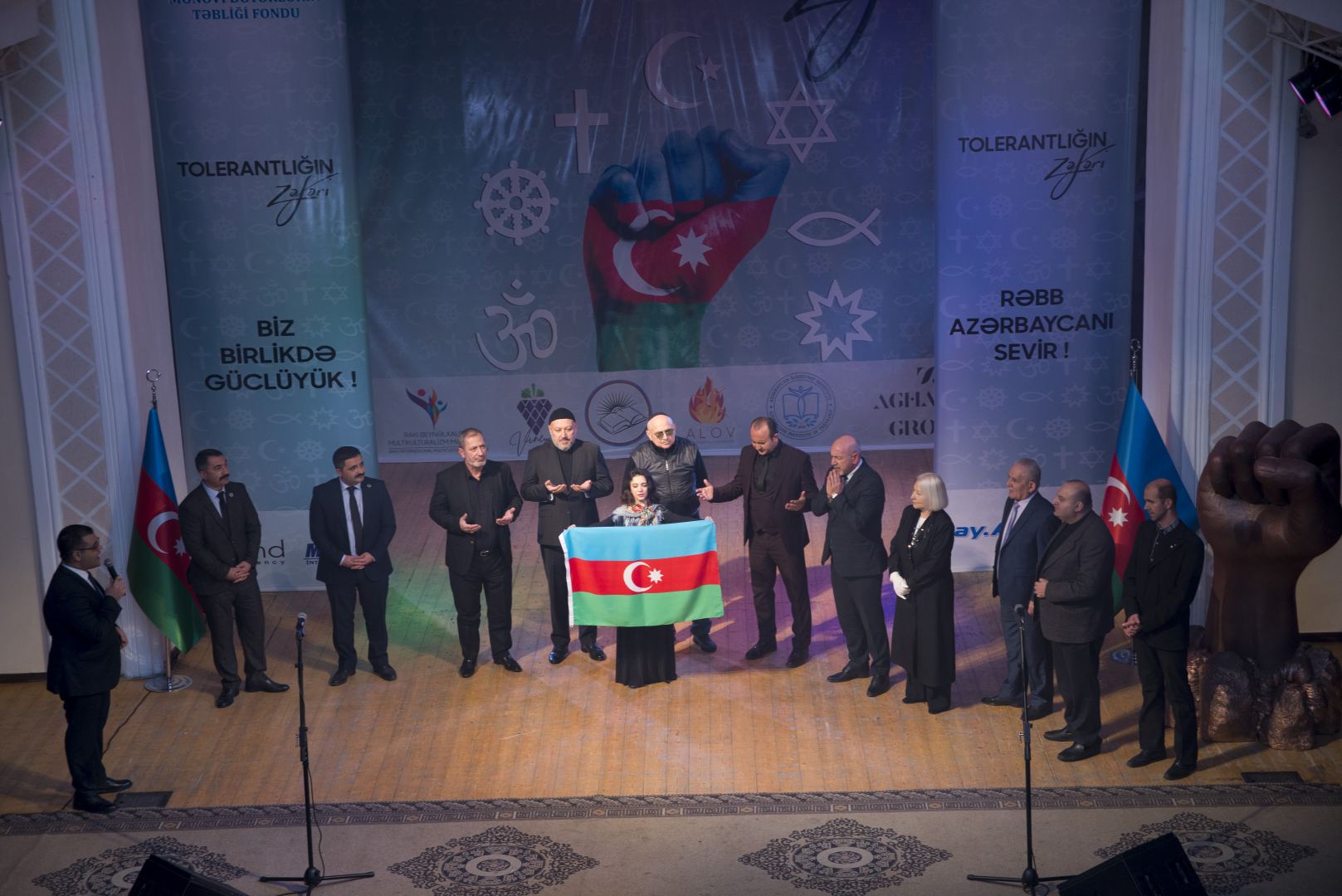 Мусульмане, христиане и евреи Азербайджана вместе молятся во имя страны – вечер "Торжество толерантности" (ВИДЕО,ФОТО)
