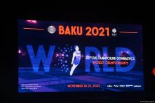 Azerbaijan holds opening ceremony of 35th Trampoline Gymnastics World Championships in Baku (PHOTO)