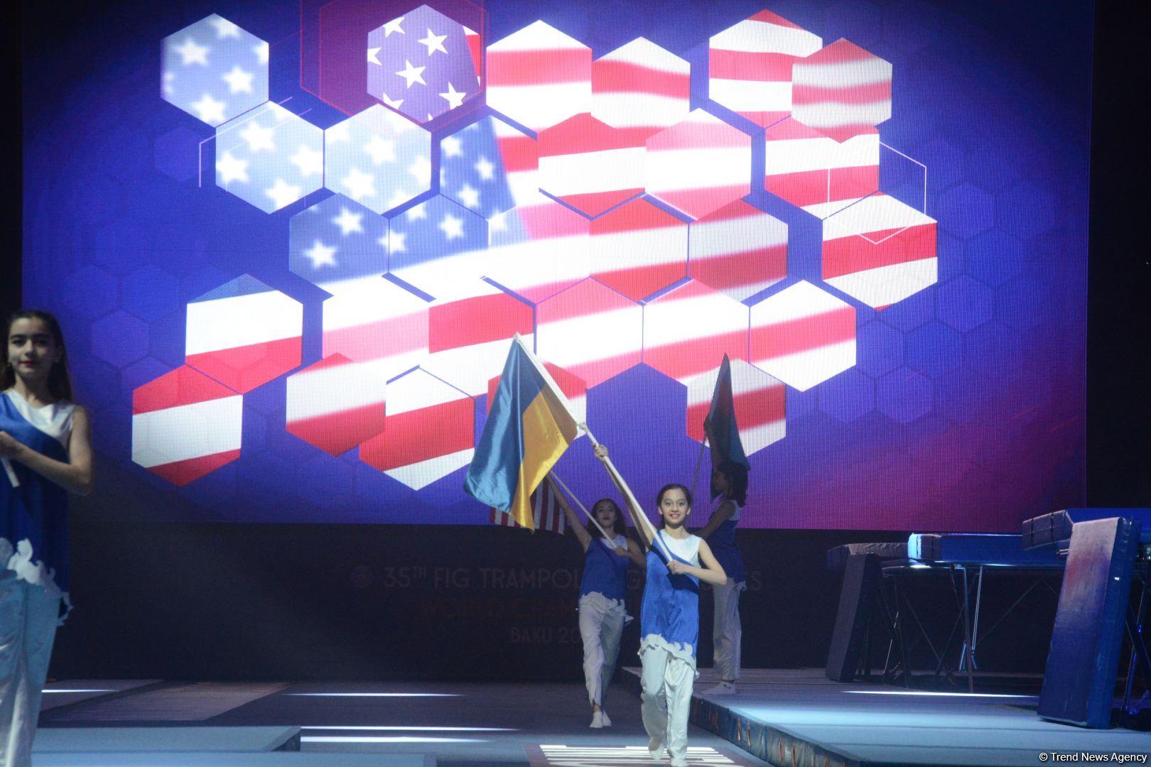 Azerbaijan holds opening ceremony of 35th Trampoline Gymnastics World Championships in Baku (PHOTO)