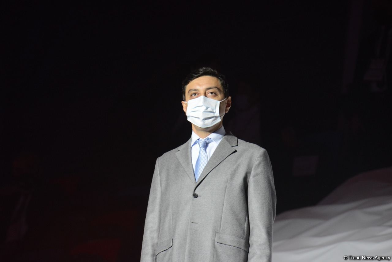 Azerbaijan holds opening ceremony of 35th Trampoline Gymnastics World Championships in Baku (PHOTO)