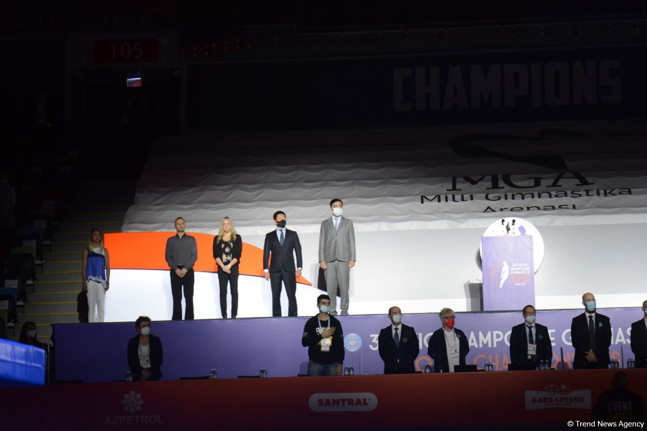 Azerbaijan holds opening ceremony of 35th Trampoline Gymnastics World Championships in Baku (PHOTO)