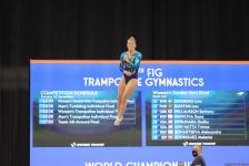 Final day of 35th FIG Trampoline Gymnastics World Championships starts in Baku (PHOTO)