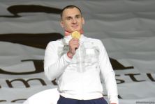 Baku holds award ceremony of winners in double mini-trampoline, tumbling of 35th FIG World Championships (PHOTO)