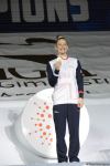В Баку прошла церемония награждения победителей ЧМ в программе индивидуальных прыжков на батуте (ФОТО)