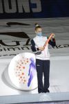 В Баку прошла церемония награждения победителей ЧМ в программе индивидуальных прыжков на батуте (ФОТО)