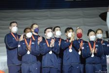 Baku holds award ceremony of winners in team all-around of 35th FIG World Championships (PHOTO)