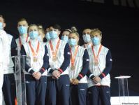 Baku holds award ceremony of winners in team all-around of 35th FIG World Championships (PHOTO)