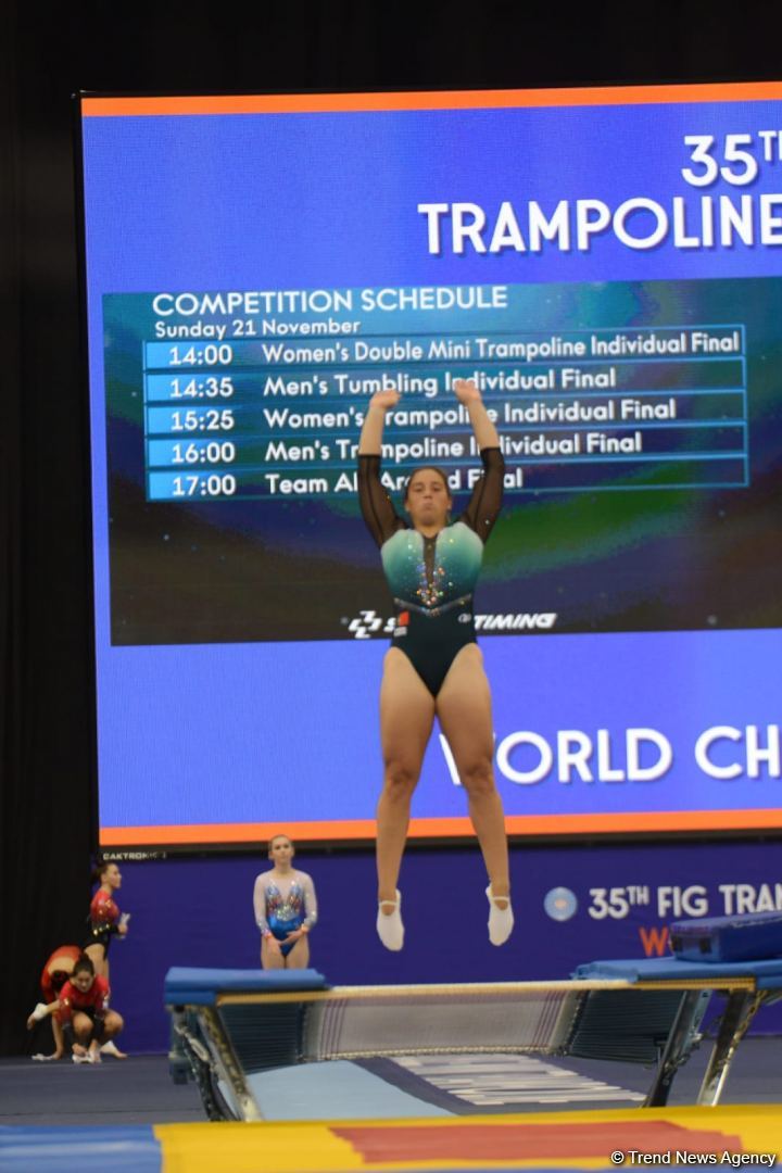 Final day of 35th FIG Trampoline Gymnastics World Championships starts in Baku (PHOTO)