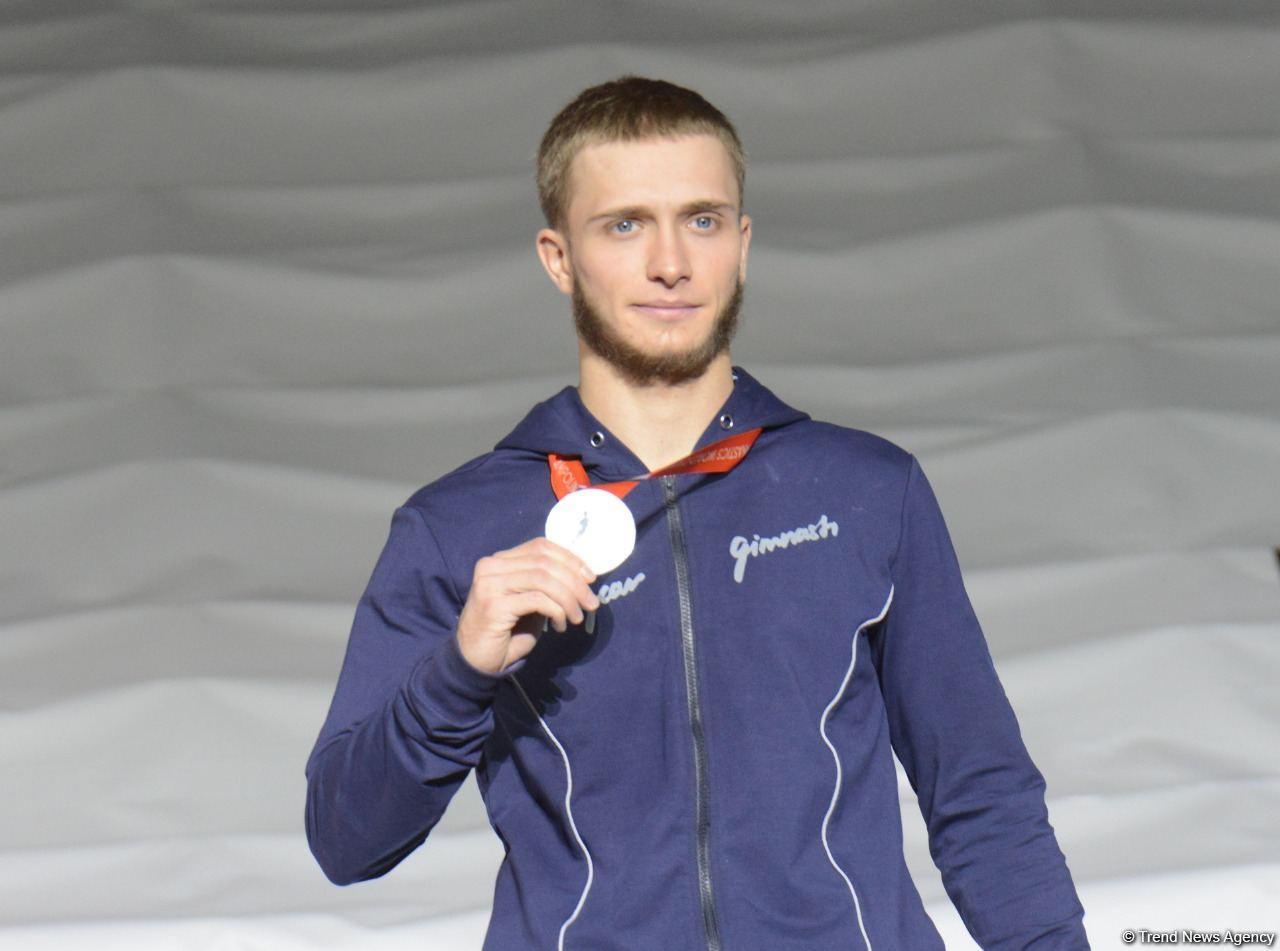 Baku holds award ceremony of winners in double mini-trampoline, tumbling of 35th FIG World Championships (PHOTO)