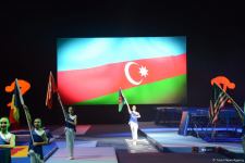 В Баку состоялась торжественная церемония открытия Всемирных соревнований среди возрастных групп по прыжкам на батуте и тамблингу (ФОТО)