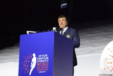 В Баку состоялась торжественная церемония открытия Всемирных соревнований среди возрастных групп по прыжкам на батуте и тамблингу (ФОТО)
