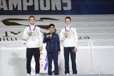 Baku holds award ceremony of winners of 28th FIG Trampoline Gymnastics World Age Group Competitions (PHOTO)