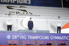 Baku holds award ceremony of winners of 28th FIG Trampoline Gymnastics World Age Group Competitions (PHOTO)
