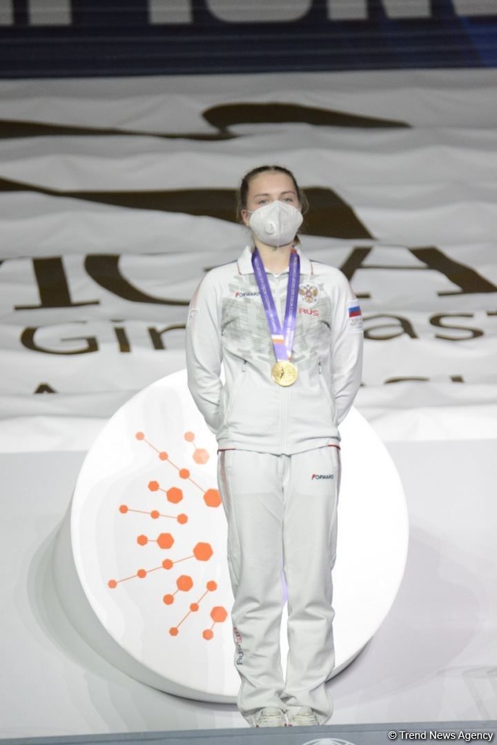 Baku holds award ceremony of winners of 28th FIG Trampoline Gymnastics World Age Group Competitions (PHOTO)